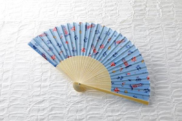 白い恋人パーク扇子