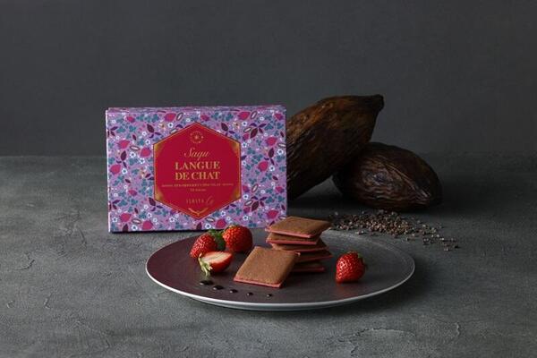 サク　ラング・ド・シャ（ストロベリーショコラ）１２枚入