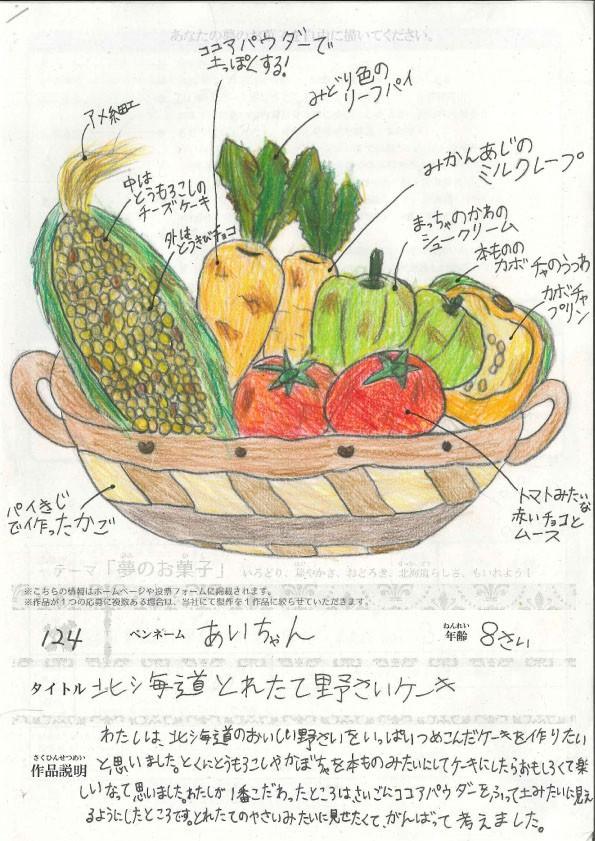 北海道とれたて野さいケーキ