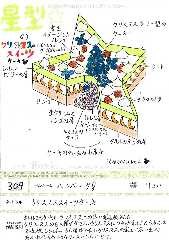 クリスマススイーツケーキ