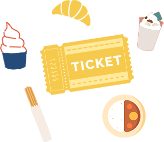 食べ歩きチケットイメージ