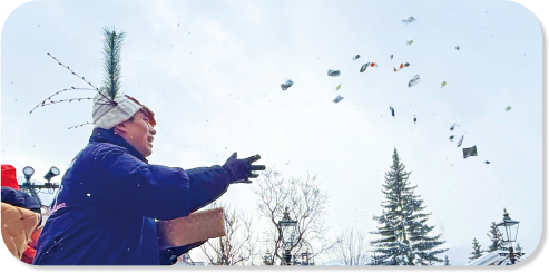 お菓子まき