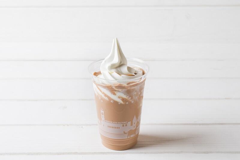白い恋人チョコレートドリンクフロート メニュー 白い恋人パーク